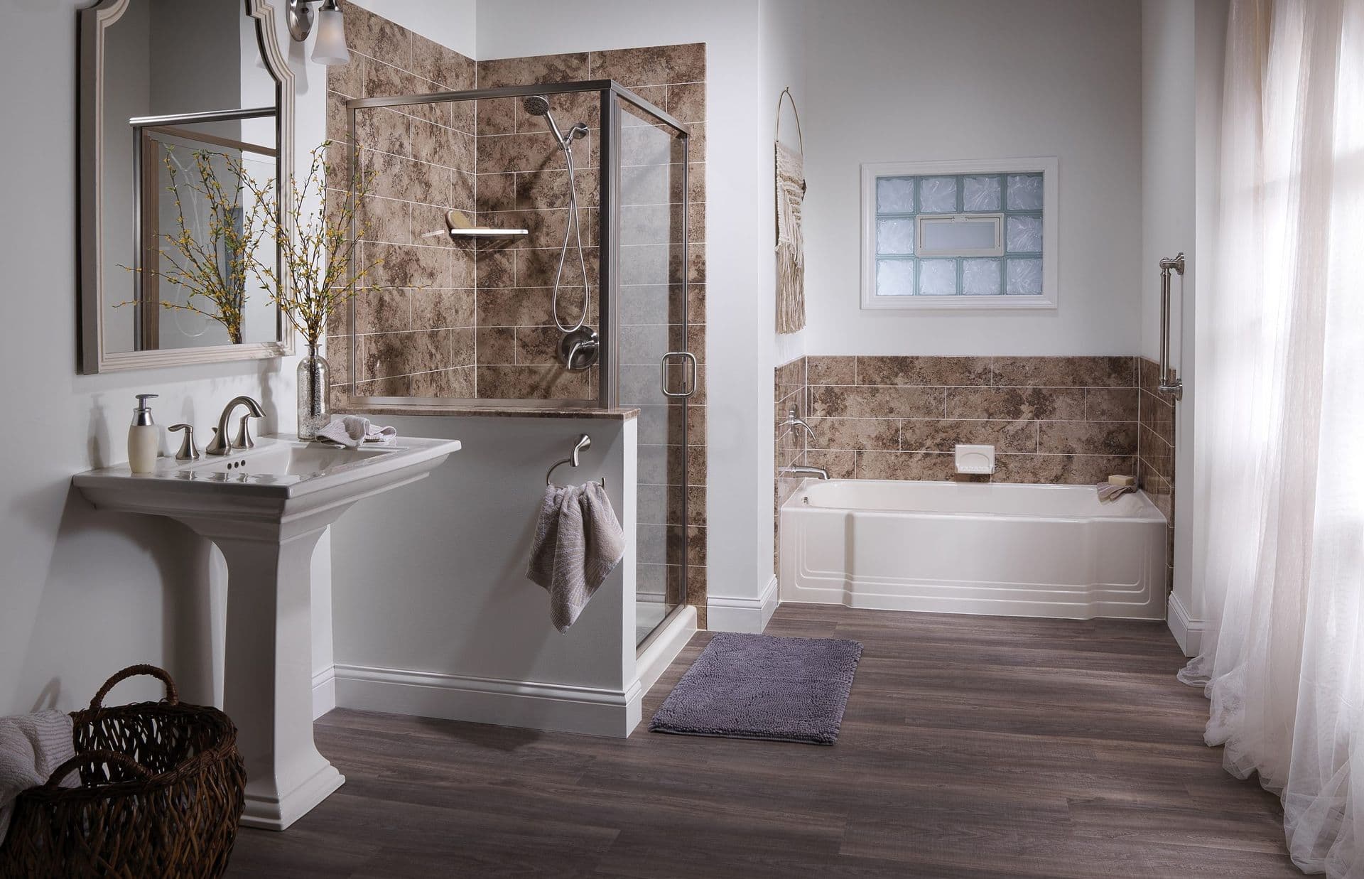 full-bathroom-remodel-vinyl-floor-white-tub-bathroom-pros-nj-scaled